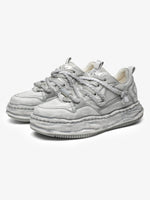Deconstructed Distressed Chunky Street Sneakers