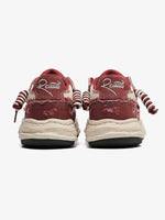 Retro Washed Denim Low Top Platform Sneakers