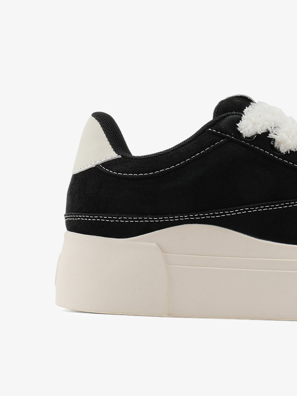 Round-Toe Chunky Height Boost Sneakers