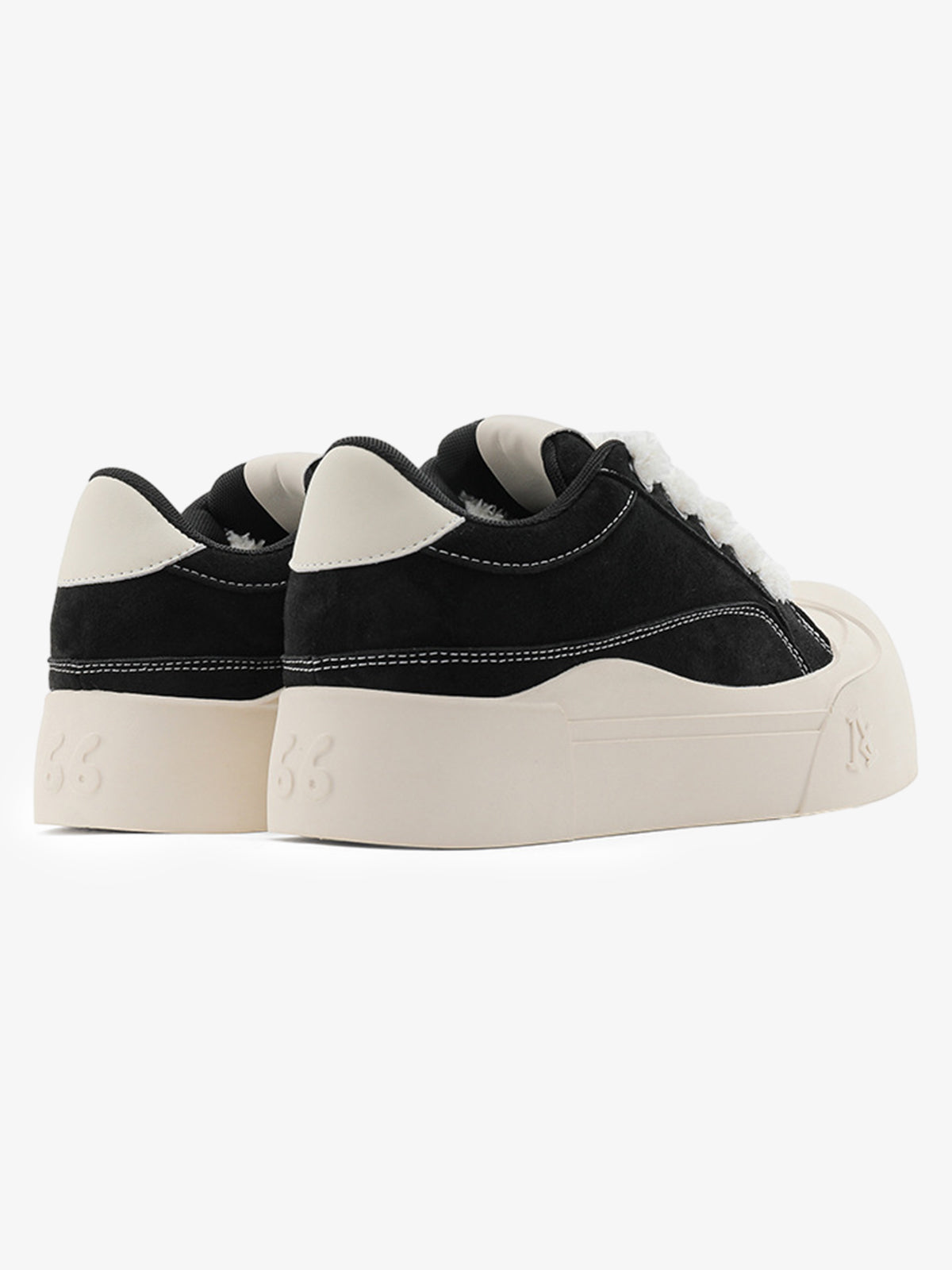 Round-Toe Chunky Height Boost Sneakers