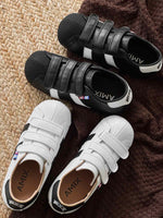 Vintage Shell Toe Velcro Strap Puffy Sneakers