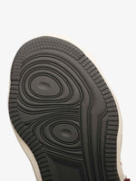 Retro Washed Denim Low Top Platform Sneakers