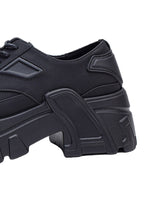 All Black Platform Shoes Streetwear