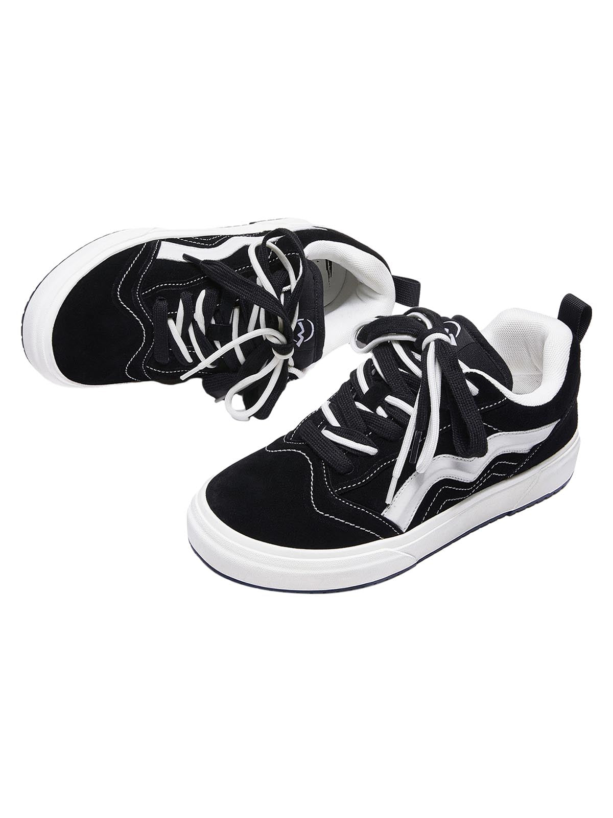 Contrast Color Reverse Covering Stitching Sneakers Streetwear