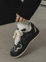 High Street Skateboard Couple Shoes Vintage Casual Style