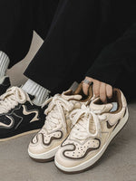 High Street Skateboard Couple Shoes Vintage Casual Style