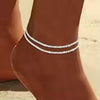 Luna Shine – Minimal Silver Anklet