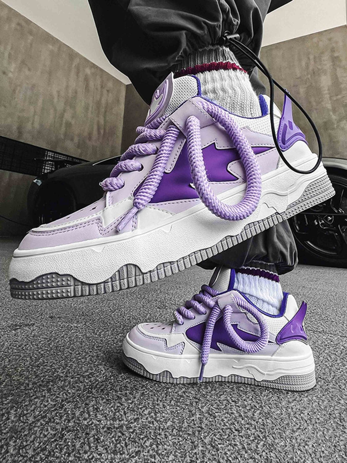 Niche Retro Couple Board Shoes Streetwear