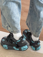 Colorful Graffiti Design Platform Sneakers
