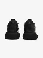 Chunky Rivet Street Style Round Toe Leather Derby Shoes