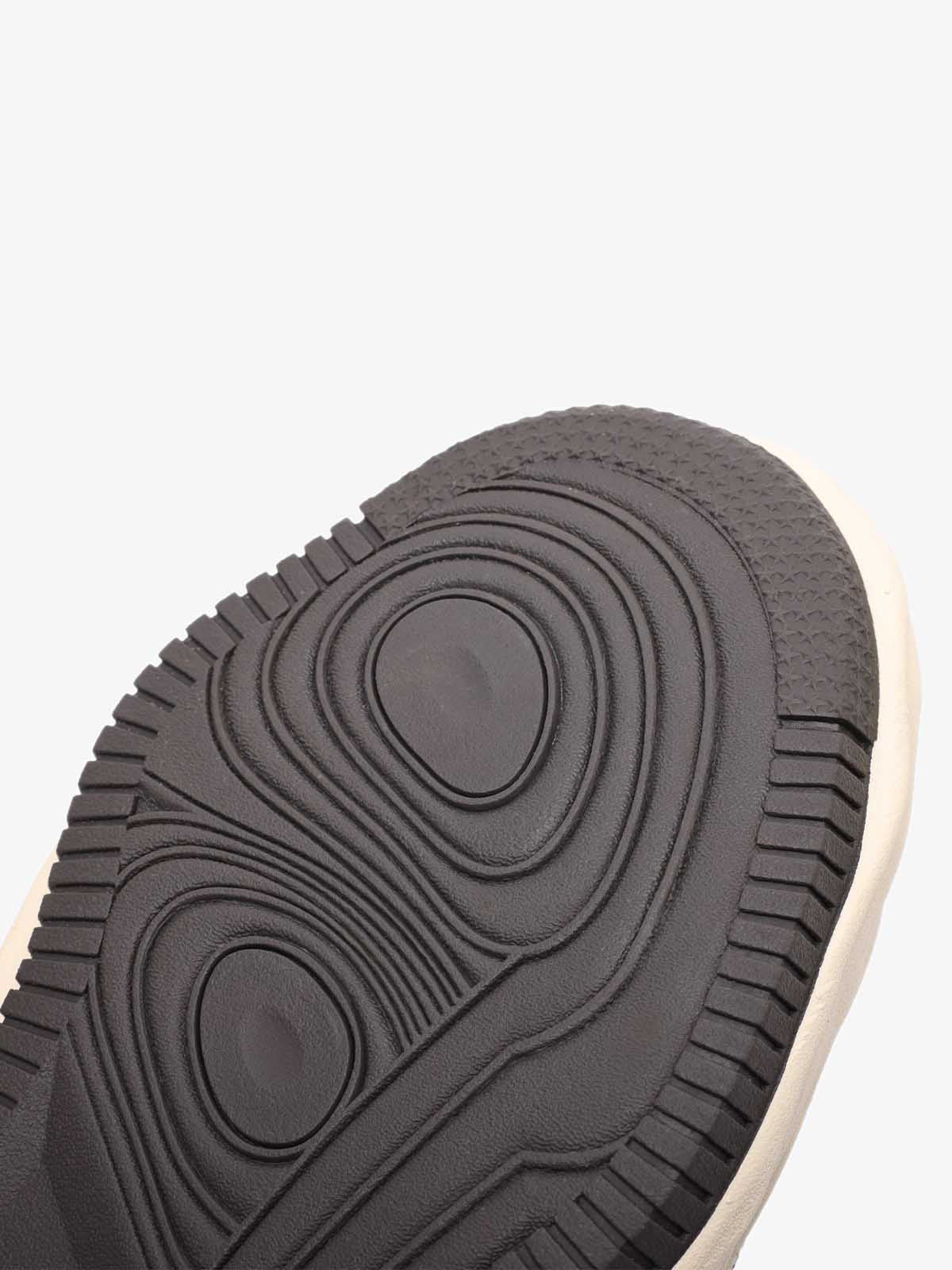 Retro Washed Denim Low Top Platform Sneakers