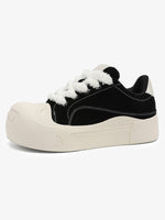 Round-Toe Chunky Height Boost Sneakers