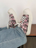 Retro Canvas Irregular Sneakers