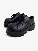 High Street Crackle Leather Shoes