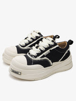 Raggedy Round Toe Sneakers