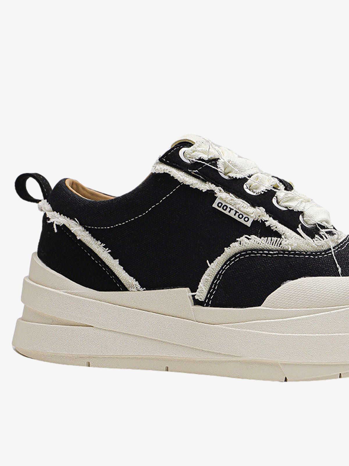 Raggedy Round Toe Sneakers
