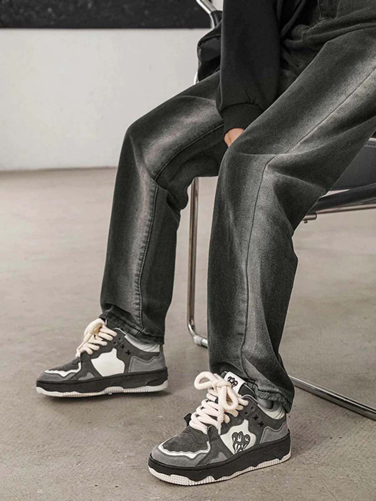 Monochrome Shadowwave Heavy-Duty Street Sneakers