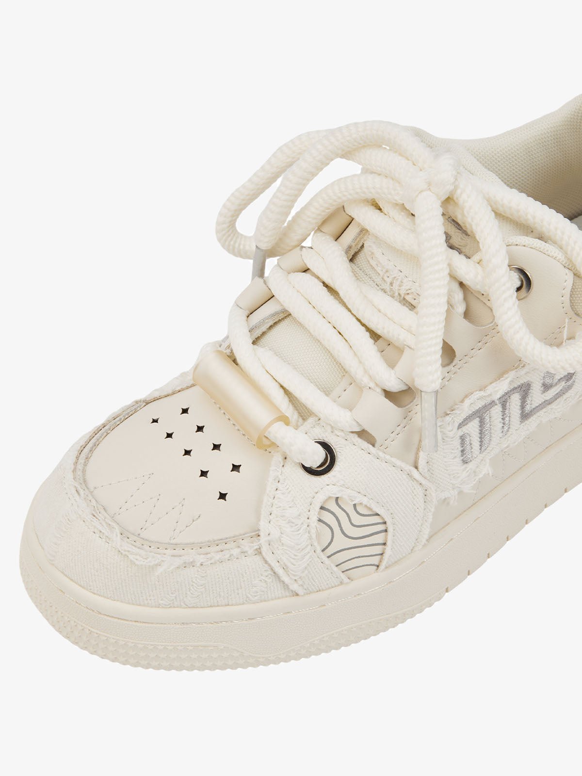 Embroidered Letter Shoes