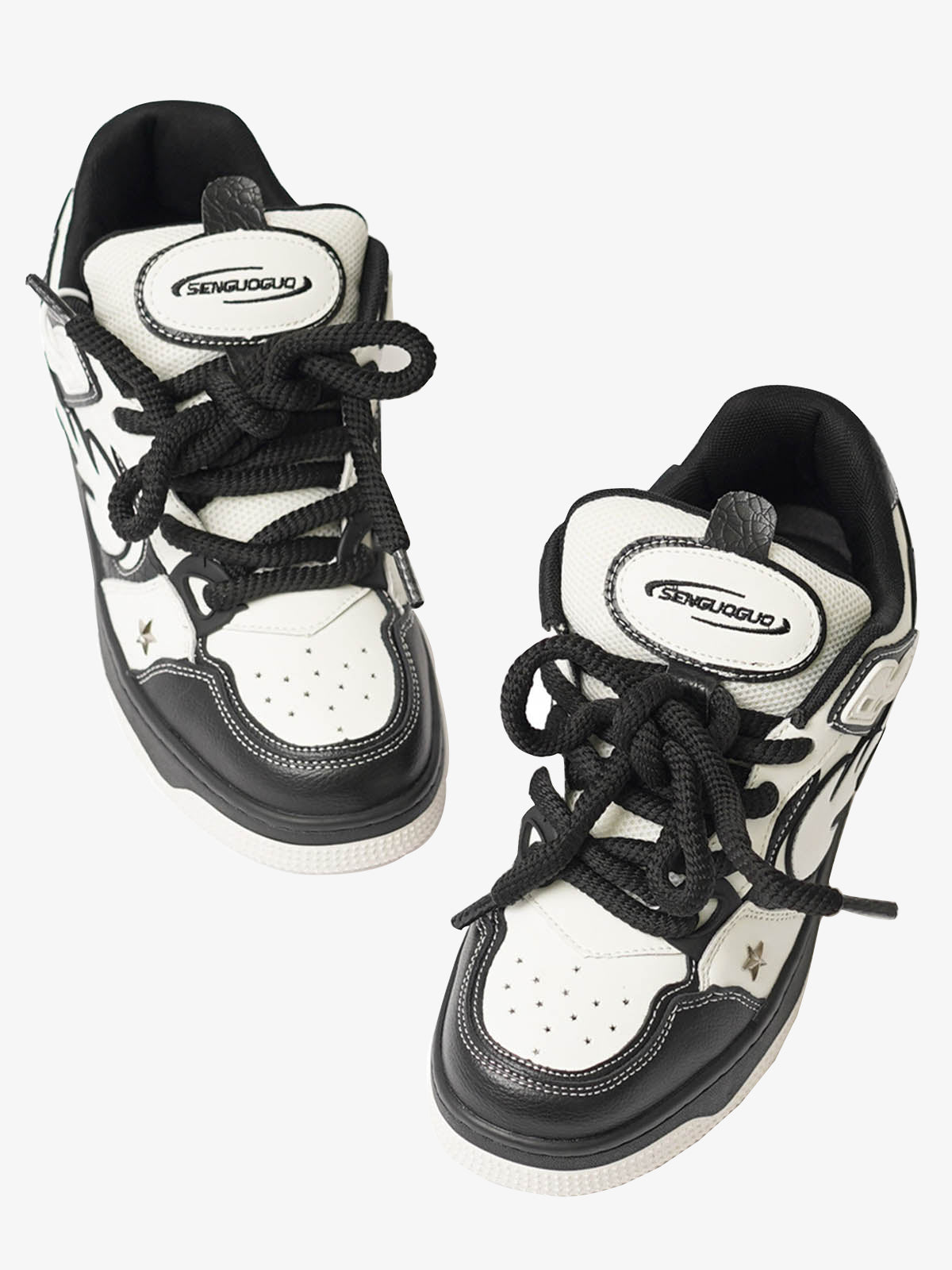 Contrast Color Star Chucky Sneakers