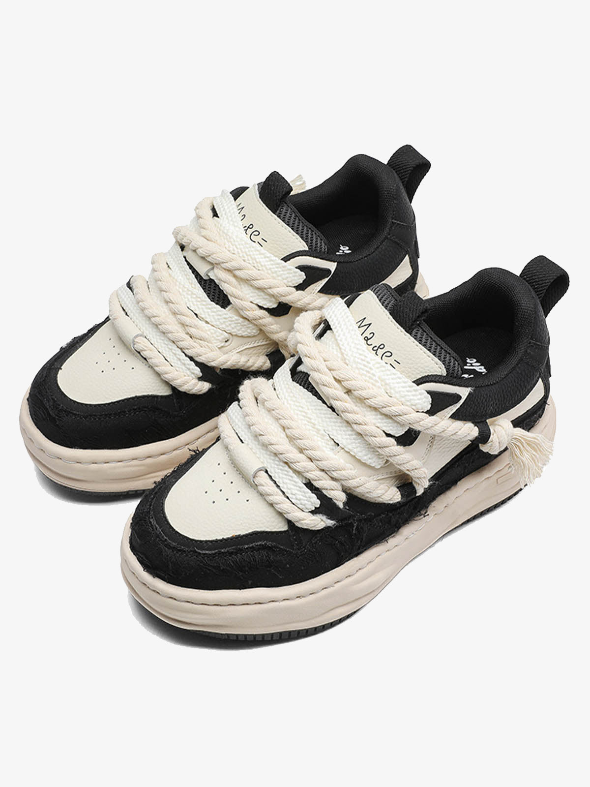 Rope Lace Platform Sneakers