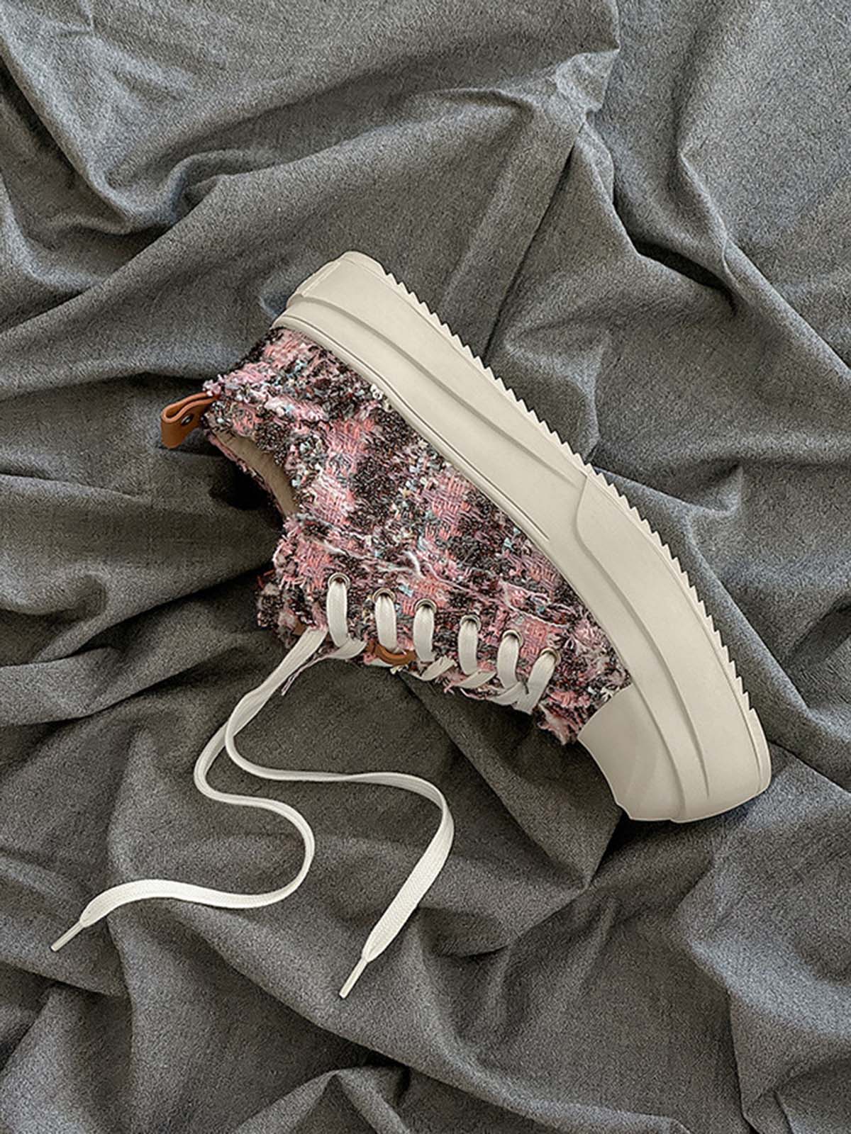 Retro Canvas Irregular Sneakers