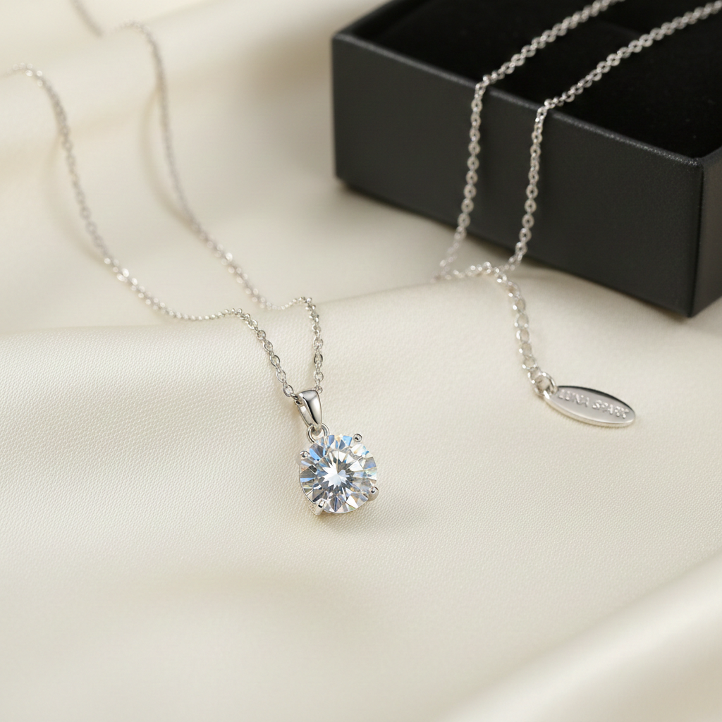 Luna Spark Pendant Necklace