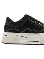 Contrast Color Derivative Casual Canvas Shoes