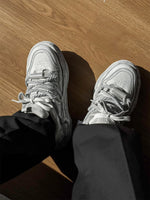 Deconstructed Distressed Chunky Street Sneakers