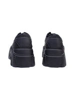 All Black Platform Shoes Streetwear