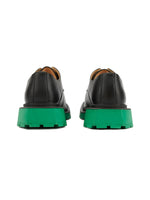 Black Square Toe Leather Shoes Streetwear