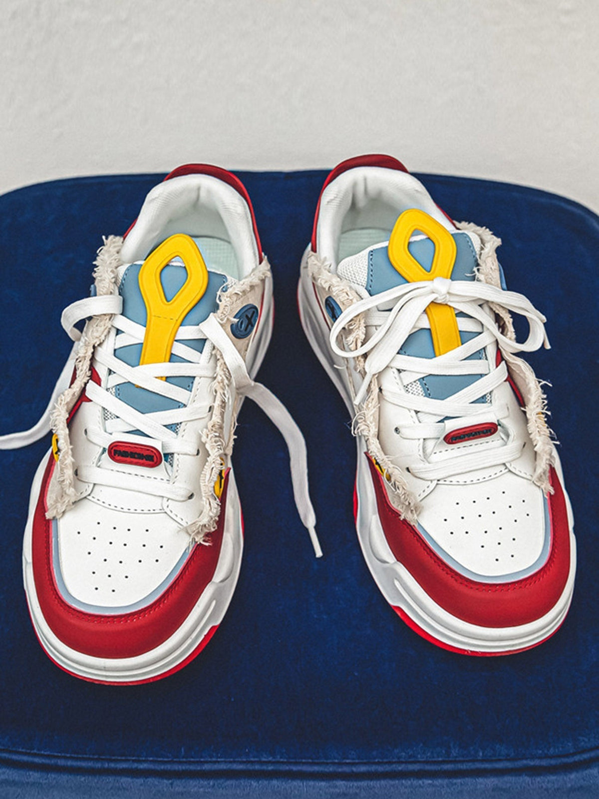 Contrast Chunky Bread Sneakers Streetwear