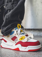 Contrast Chunky Bread Sneakers Streetwear