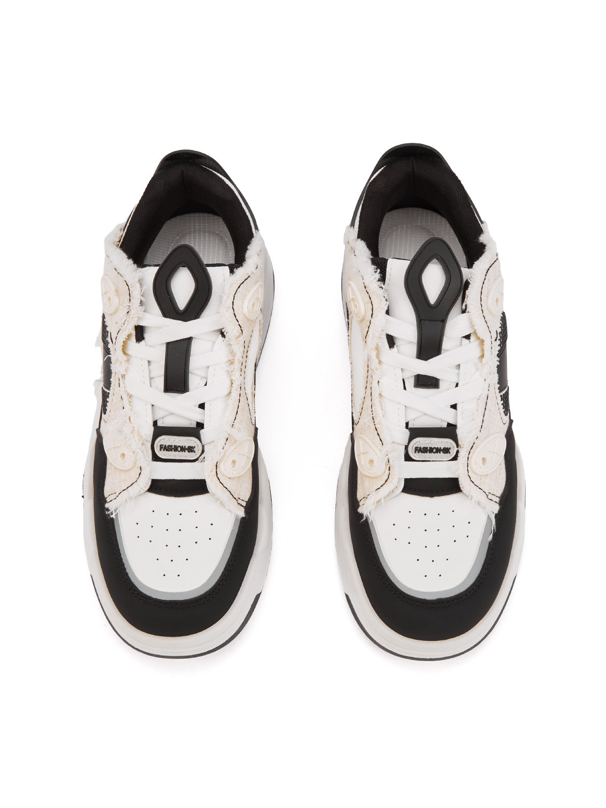 Contrast Chunky Bread Sneakers Streetwear