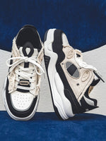 Contrast Chunky Bread Sneakers Streetwear