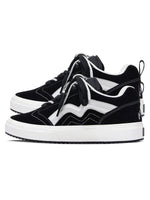 Contrast Color Reverse Covering Stitching Sneakers Streetwear