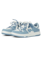 Haze Blue Love Breathable Board Shoes Casual Street Style