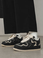 High Street Skateboard Couple Shoes Vintage Casual Style