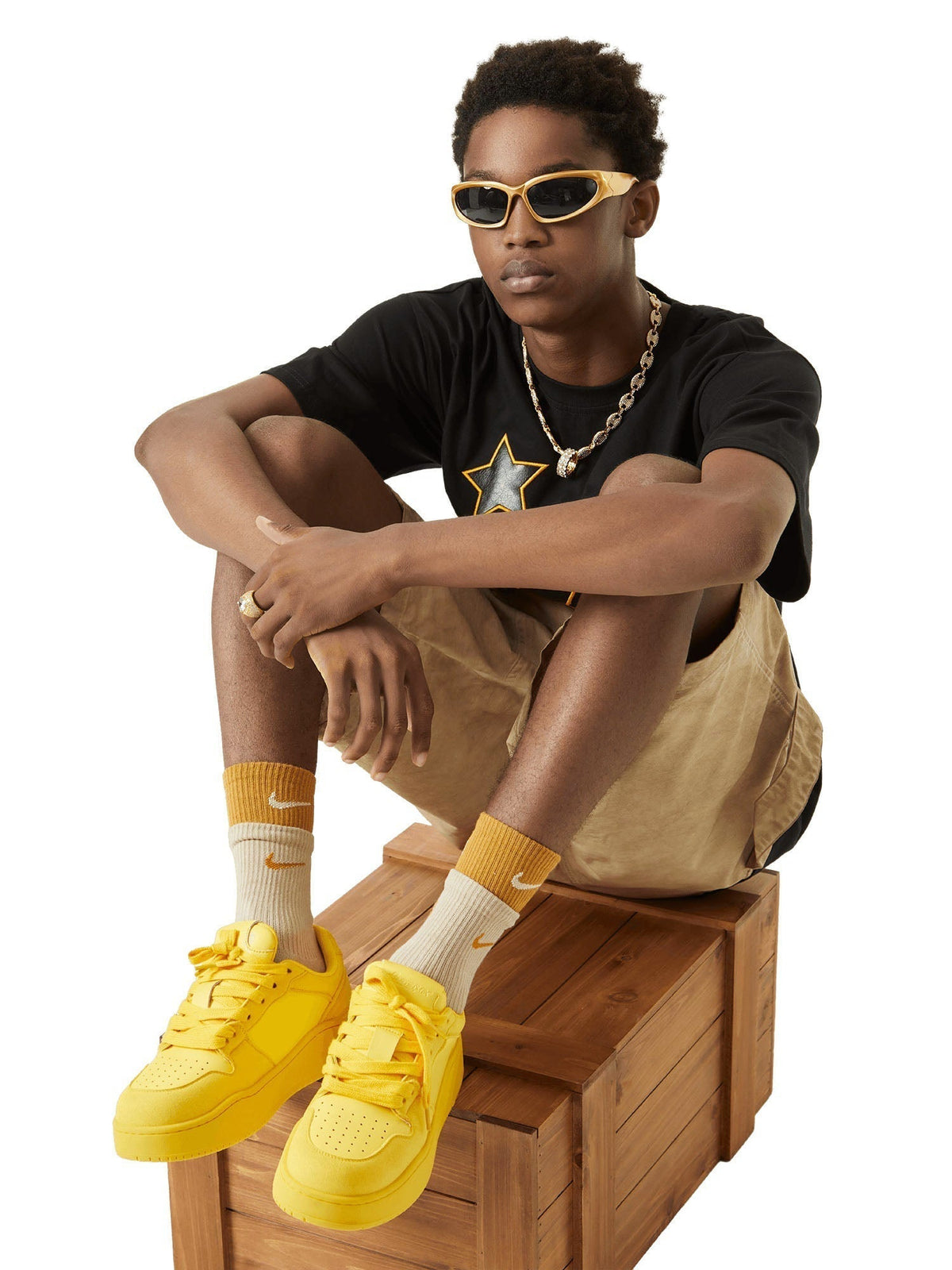 Chunky Sole Street Rap Sneakers Streetwear