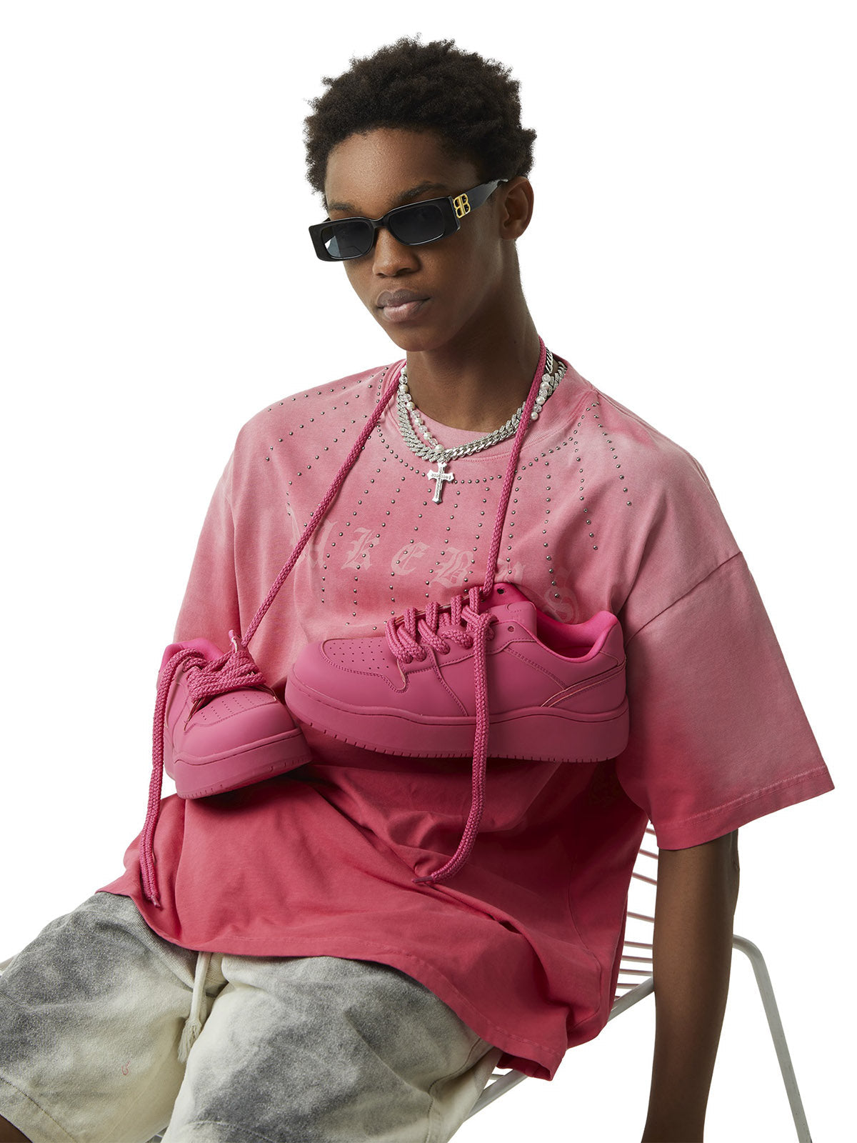 Chunky Sole Street Rap Sneakers Streetwear