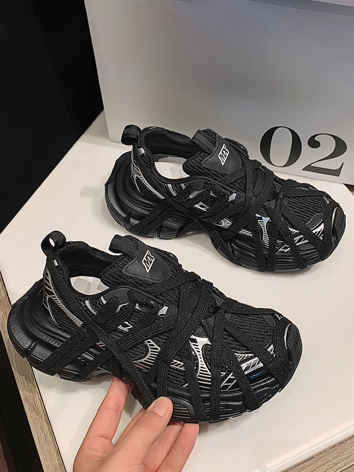 High Street Lace up Casual Sneakers Streetwear