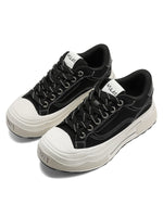 Contrast Color Derivative Casual Canvas Shoes