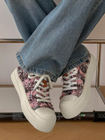 Retro Canvas Irregular Sneakers