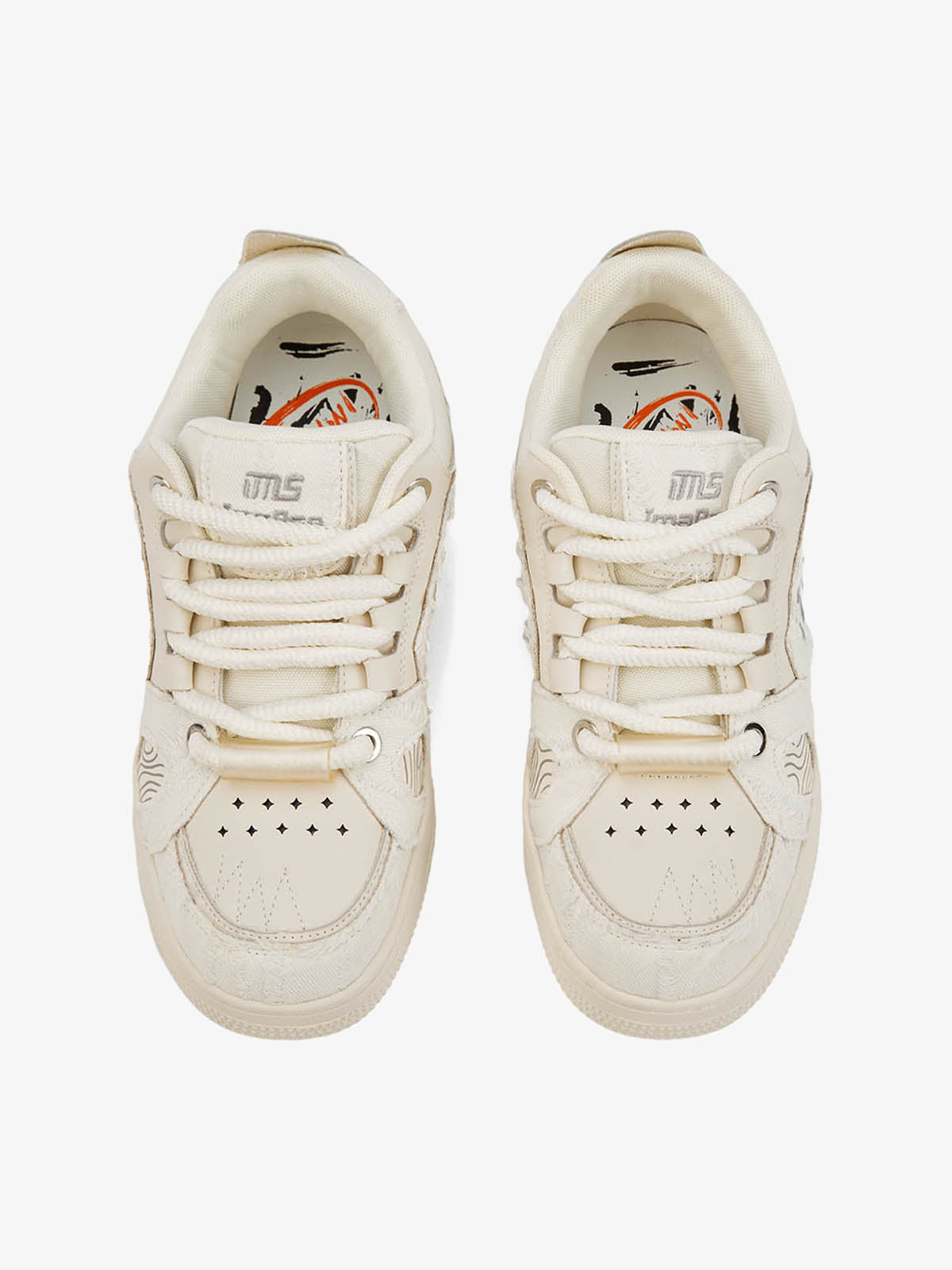 Embroidered Letter Shoes